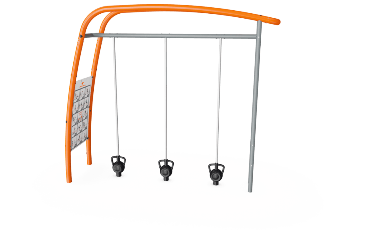 Тренажер с подвесными колоколами (с примерами упражнений)